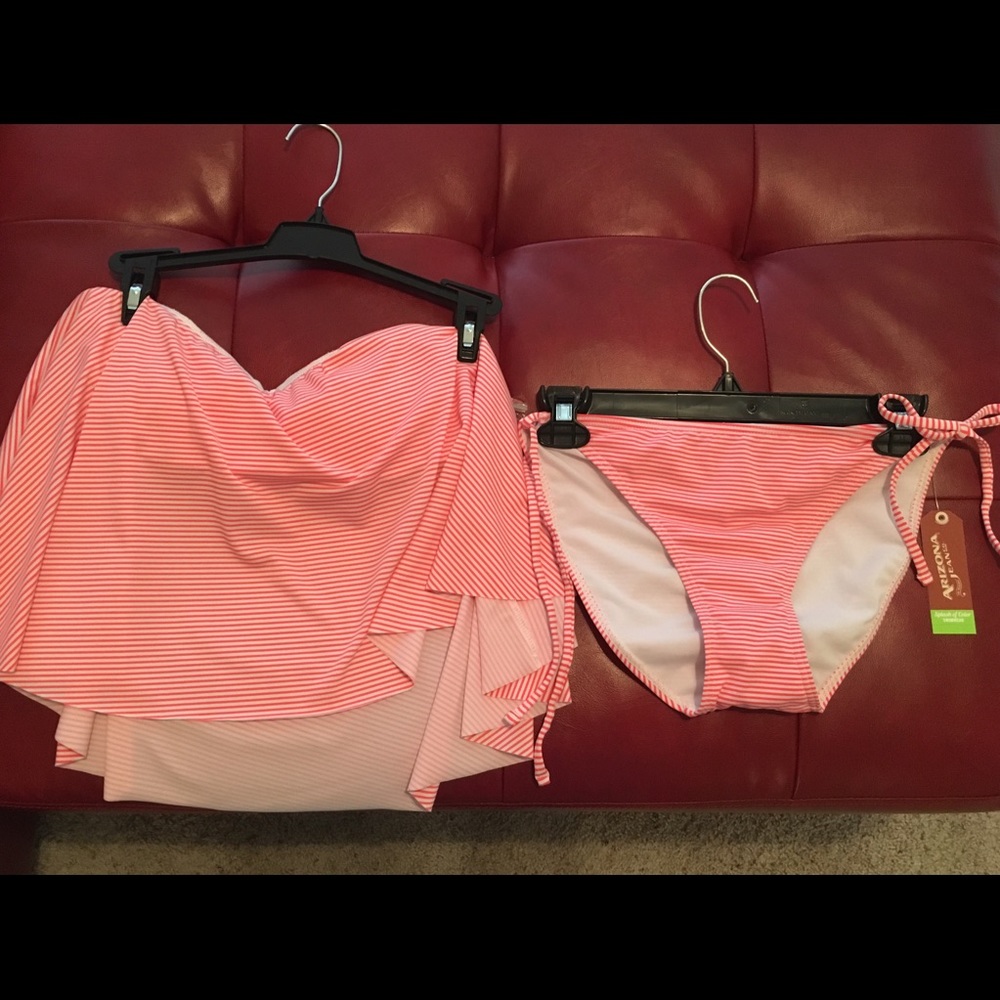 Pink Tankini Swimwear